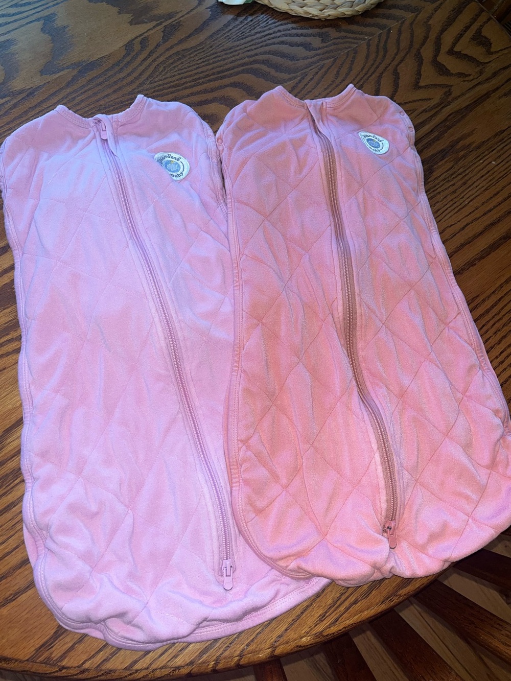 TWO DreamlandBaby Bamboo Swaddles, 0-6 months